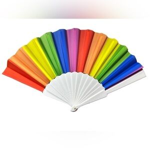 Rainbow Fan (Used - Good Condition) 🌈